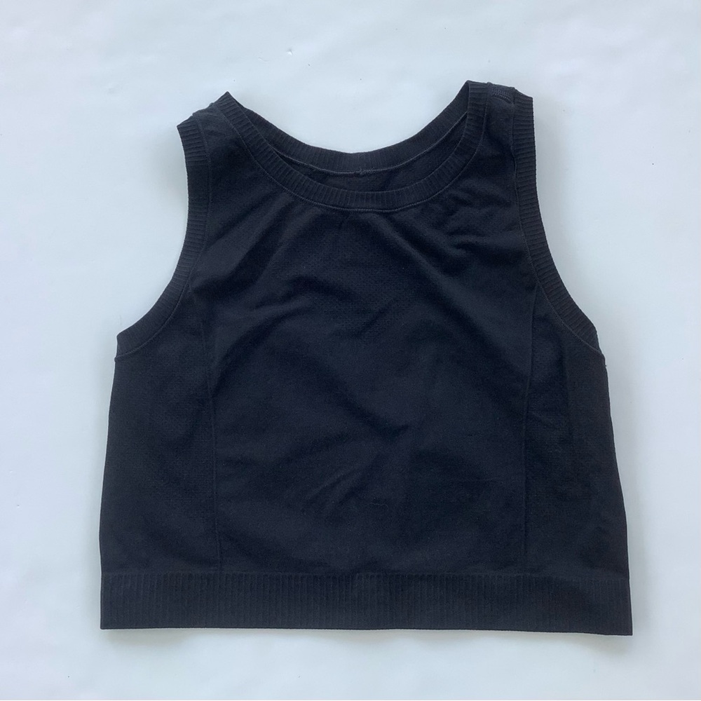 Old Navy Active Black Seamless Active Crop Top